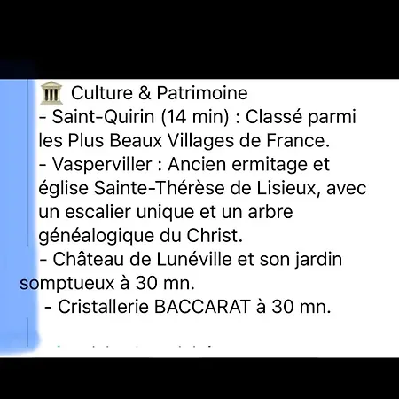Maison Spacieuse Et Accueillante A + Jardin * Cirey-sur-Vezouze